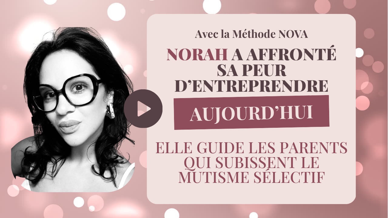 Aujourd'hui elle guide les parents qui subissent le mutisme sélectif.